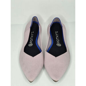 Rothy's Pink The Point Flats Loafer Shoes Women's Size 9.5 Euro 40.5
